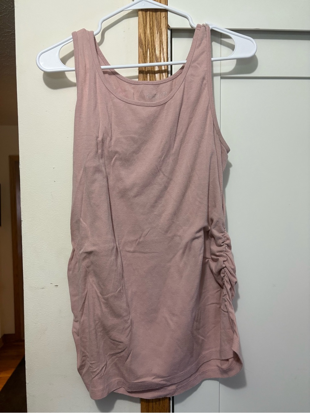 a:glow women’s maternity size Large tank top - mauve / pink color